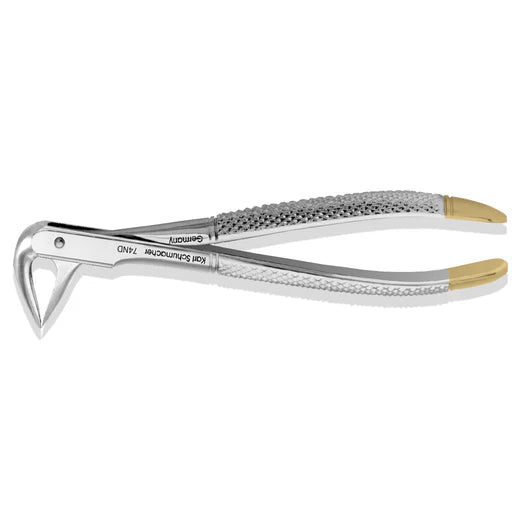 Lower Anterior English Pattern Forceps #74ND, Narrow Standard Closed Beak - Diamond