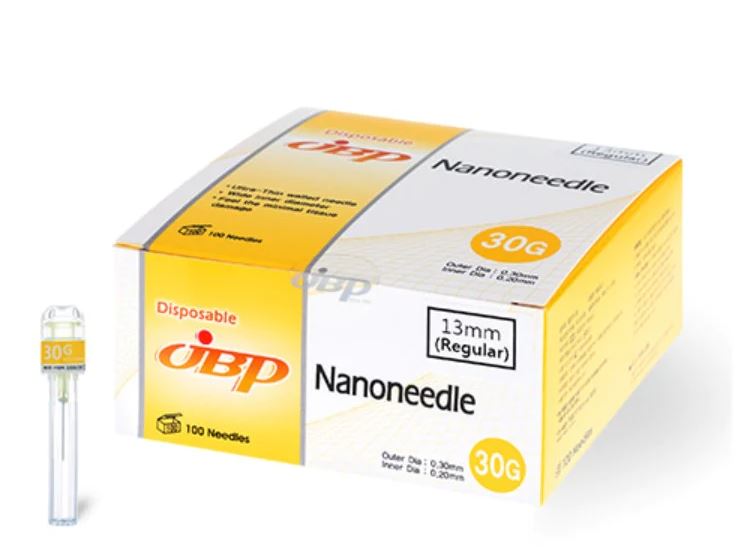 JBP: Ultra Thin Wall Nano-needles 30ga x 4mm (100) for Mesotherapy