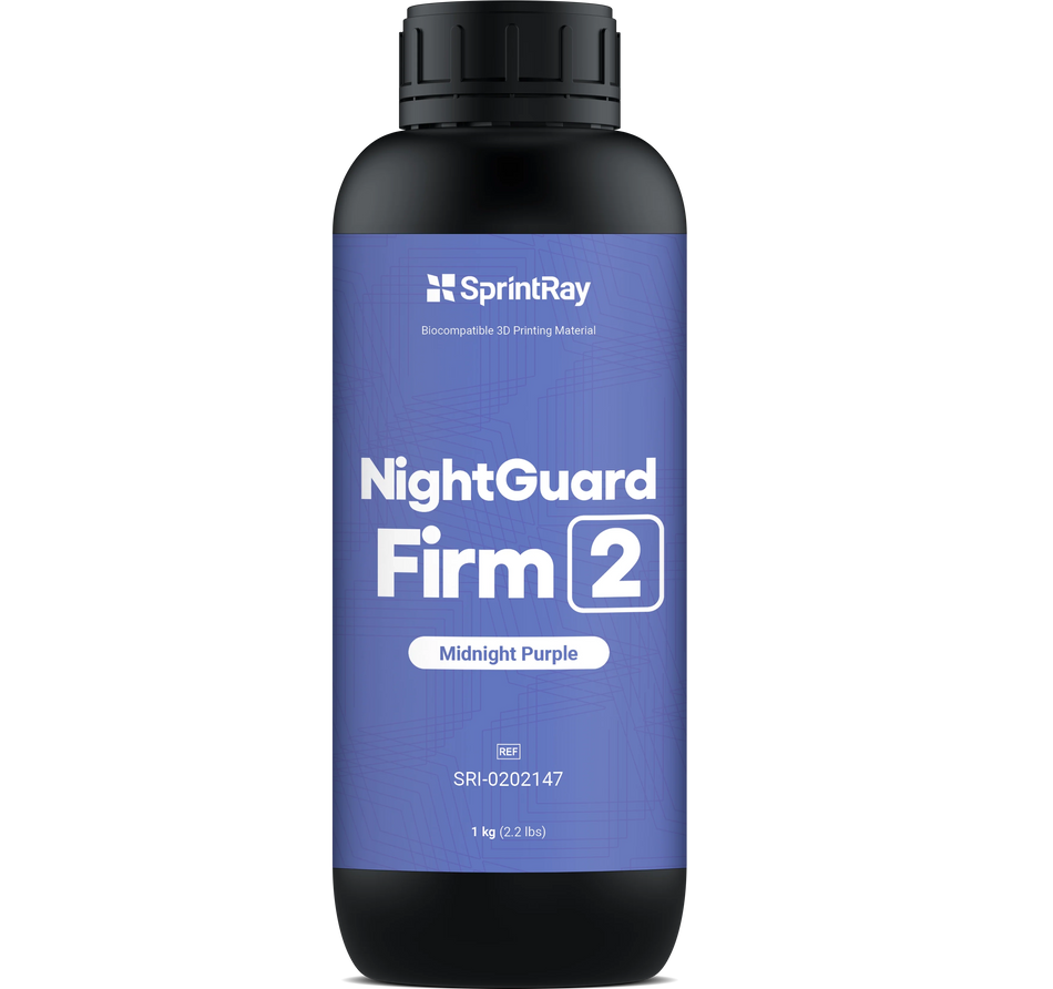 NightGuard Firm 2 Resin, Midnight Purple 1 Liter