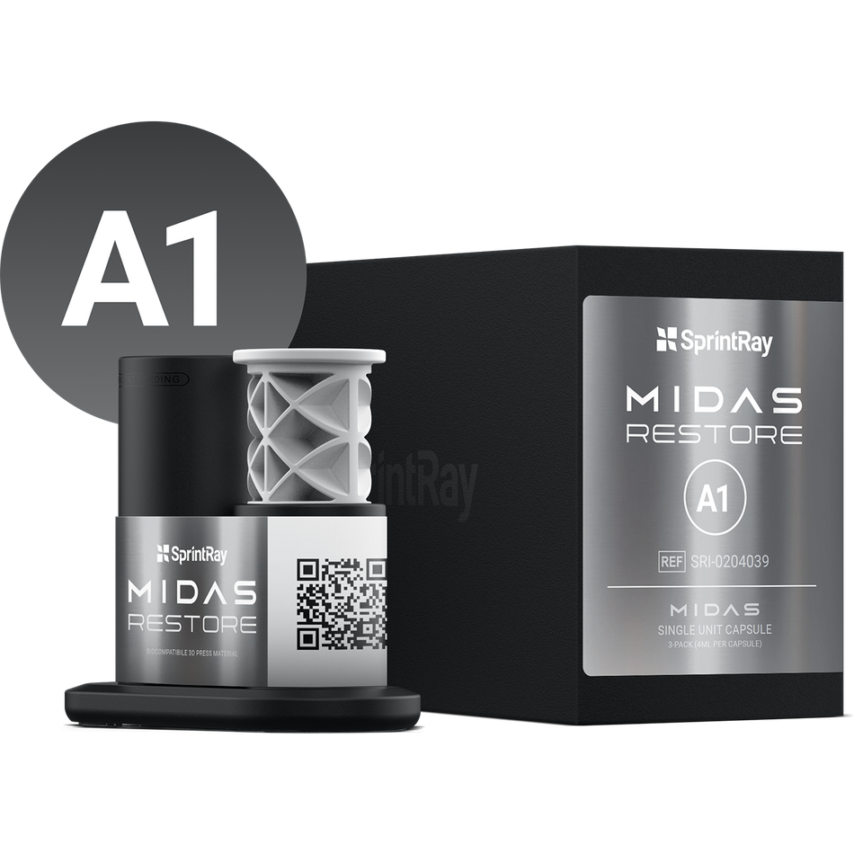 SprintRay Midas Restore - Single Unit Capsule 3-Pack
