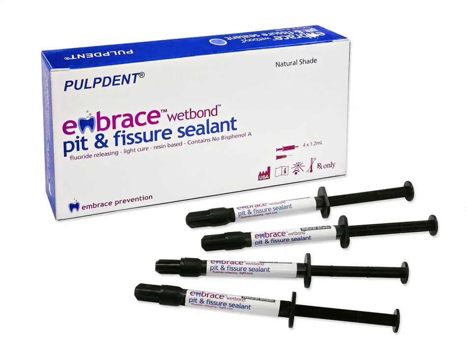 Embrace Wetbond Pit & Fissure Sealant Off-White 4 x 1.2ml syringe