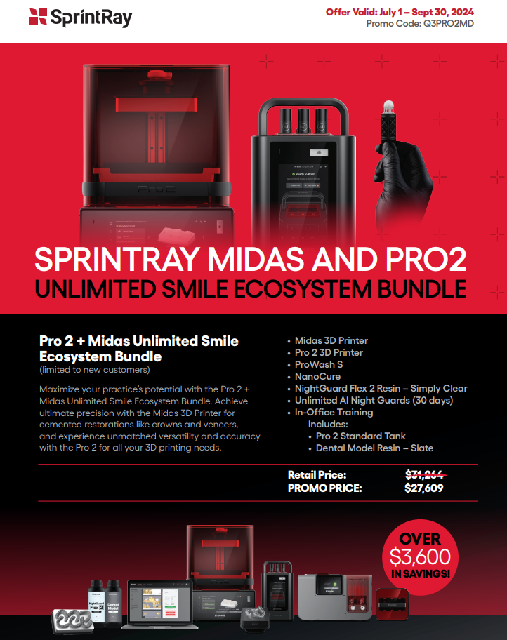 Sprintray Midas and Pro 2 Unlimited Smile Ecosystem Bundle