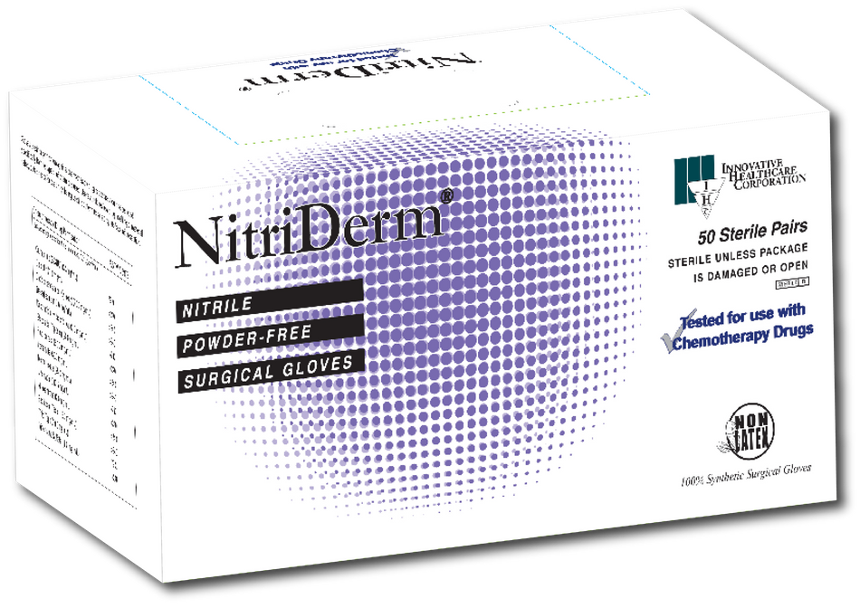 NitriDerm Nitrile Surgical Glove (50 pairs)