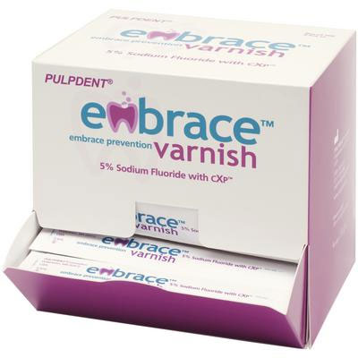 Embrace Varnish 5% Sodium Fluoride with CXP, Bubble Gum 0.4ml x