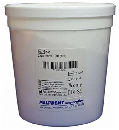Pulpdent: Zinc Oxide, 1 lb (454g)